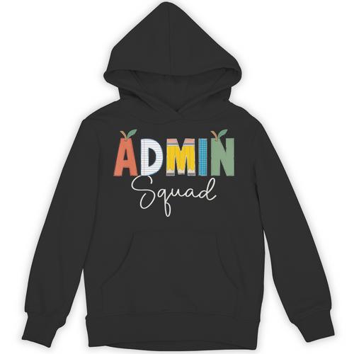 Cute Admin Squad Crew Team Back To School Teacher For Men Women Unisex Hoodie - teacherstshirts.com AU
