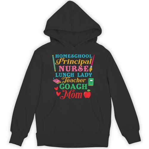 Cute Principal Nurse Lunch Lady Teacher Coach Homeschool Mom Unisex Hoodie - teacherstshirts.com AU