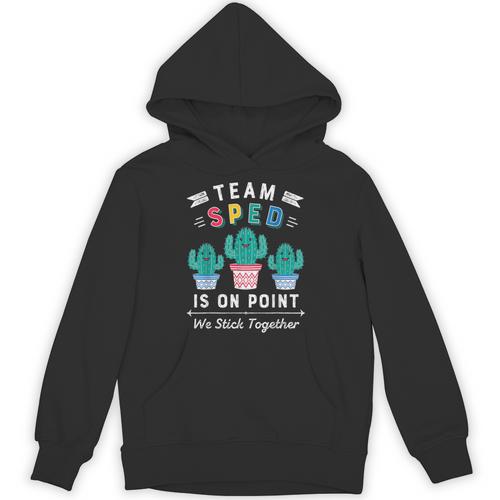 Cute SPED Teacher Special Education Cactus SPED Teacher Unisex Hoodie - teacherstshirts.com AU