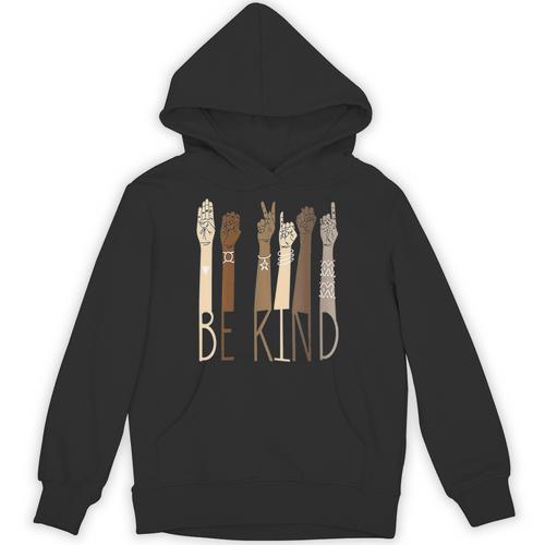 Deaf Be Kind Sign Language Hand Talking Teachers Interpreter Unisex Hoodie - teacherstshirts.com AU