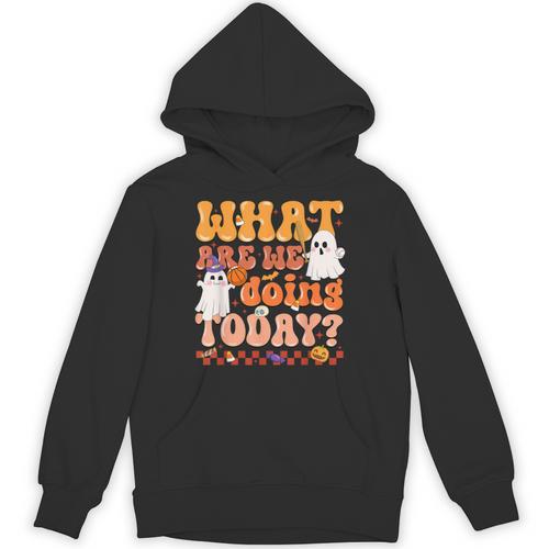What Are We Doing Today Halloween PE Spooky Teacher Unisex Hoodie - teacherstshirts.com CA