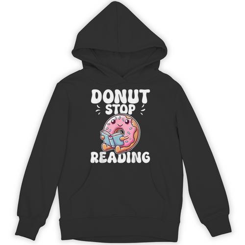 Donut Stop Reading Kawaii Teacher Preschool Kindergarten Unisex Hoodie - teacherstshirts.com AU