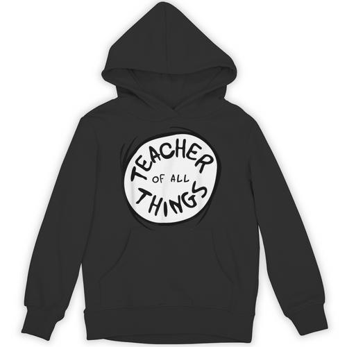 Dr Seuss Teacher Of All Things Red Emblem Unisex Hoodie - teacherstshirts.com AU