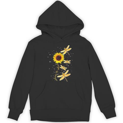 Dragonfly Sunflower Teacher Growth Mindset Choose To Shine Unisex Hoodie - teacherstshirts.com AU
