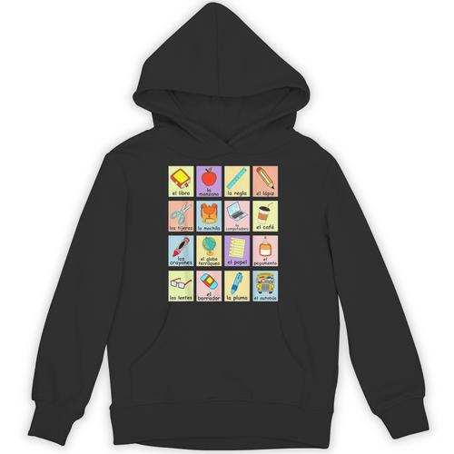 Dual Language Crew Bilingual Spanish Teacher Back To School For Men Women Unisex Hoodie - teacherstshirts.com AU