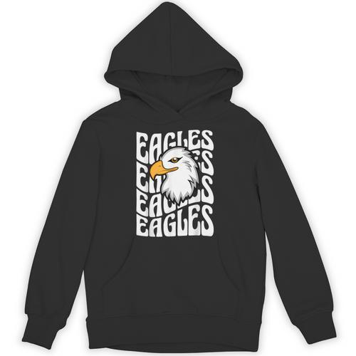Eagles School Sports Fan Team Spirit Teacher Parent Student Unisex Hoodie - teacherstshirts.com CA