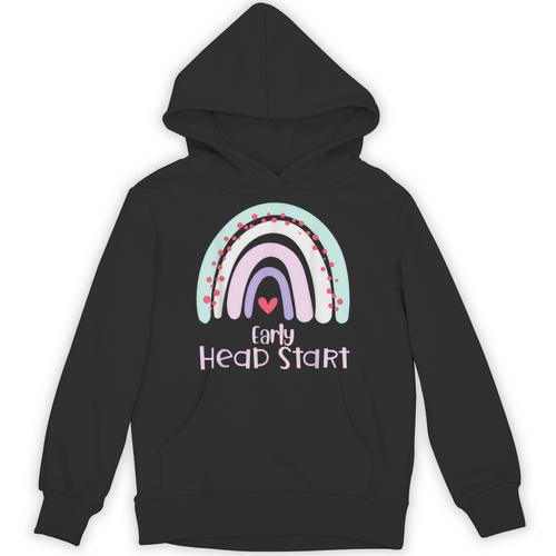 Early Headstart Cute Retro Rainbow Teachers Unisex Hoodie - teacherstshirts.com