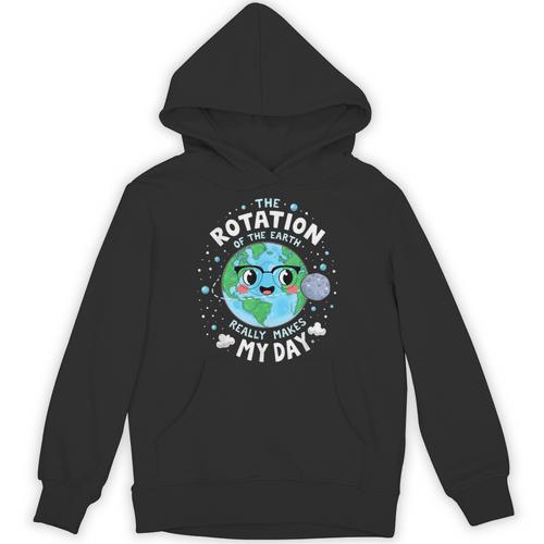 Earth Day Rotation Of The Earth Makes My Day Science Teacher Unisex Hoodie - teacherstshirts.com AU