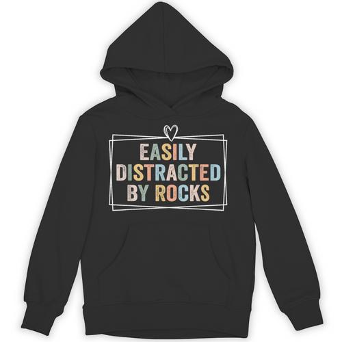 Easily Distracted By Rocks Geology Teacher Unisex Hoodie - teacherstshirts.com AU