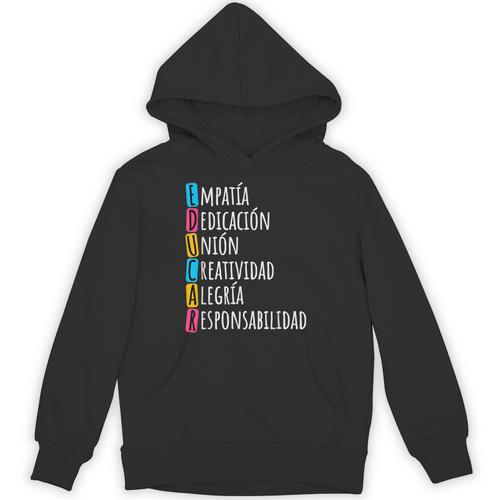 Educar Bilingual Spanish Teacher Unisex Hoodie - teacherstshirts.com DE