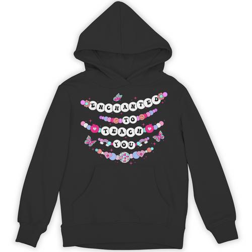 Enchanted To Teach You Bracelet Teacher Back To School Unisex Hoodie - teacherstshirts.com UK