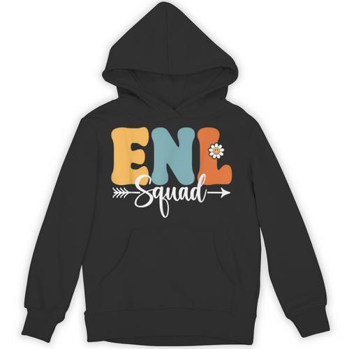 ENL Squad Back To School Teachers Students ENL Crew Men Women Girls Kids Unisex Hoodie - teacherstshirts.com AU