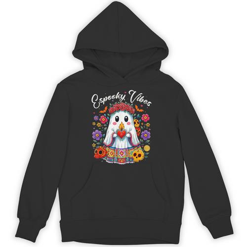 Espooky Vibes Maestra Halloween Spanish Mexican Teacher Unisex Hoodie - teacherstshirts.com UK