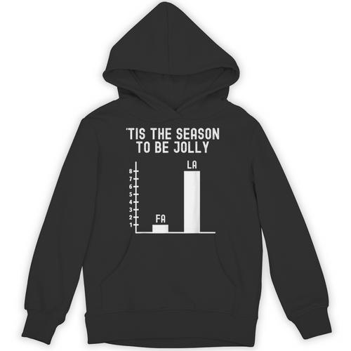 Fa La 8 Math Pun Math Teacher Christmas Unisex Hoodie - teacherstshirts.com AU