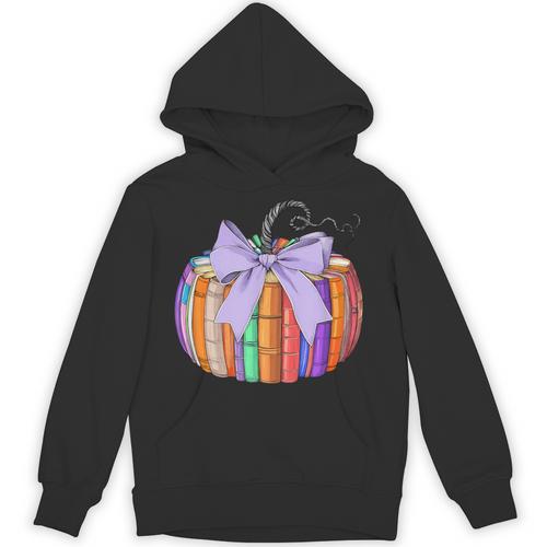 Fall Pumpkin Books Lover Halloween Teacher Teaching Staff Unisex Hoodie - teacherstshirts.com AU