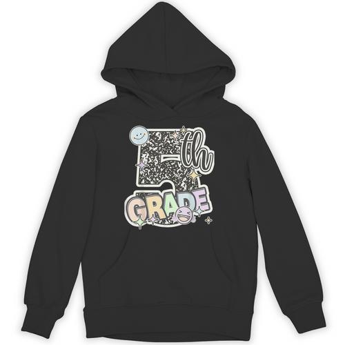 First Day Of Fifth Grade Composition Notebook Teacher Unisex Hoodie - teacherstshirts.com UK