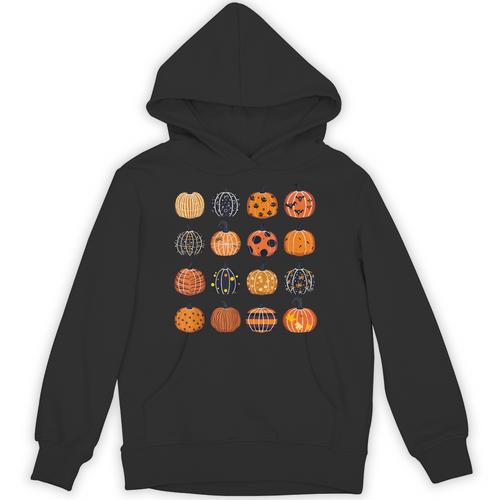 Folk Art Pumpkins Teacher Nurses Admin Witch Halloween Cute Unisex Hoodie - teacherstshirts.com DE