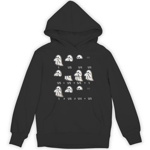 Fractions Math Teacher Ghost Math Halloween Humorous Unisex Hoodie - teacherstshirts.com AU
