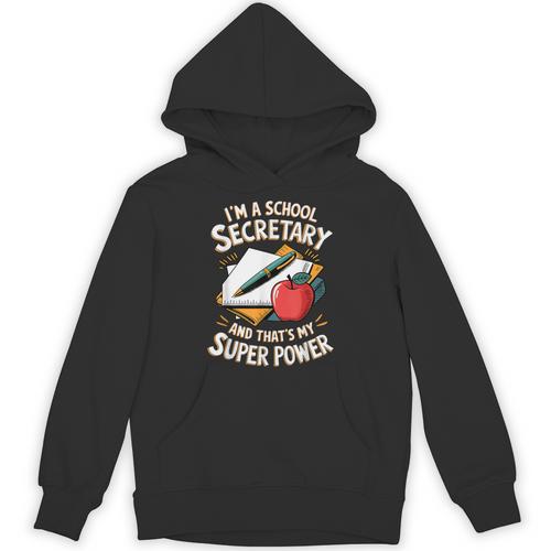Front Office Teacher Admin Mother I'm A School Secretary Unisex Hoodie - teacherstshirts.com UK