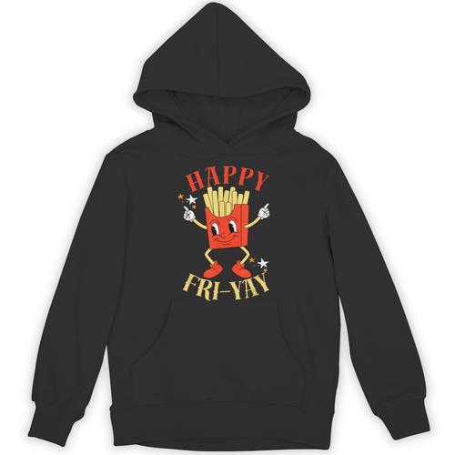 Fun Teacher Happy Fri Yay French Fries Friday Lovers Unisex Hoodie - teacherstshirts.com UK