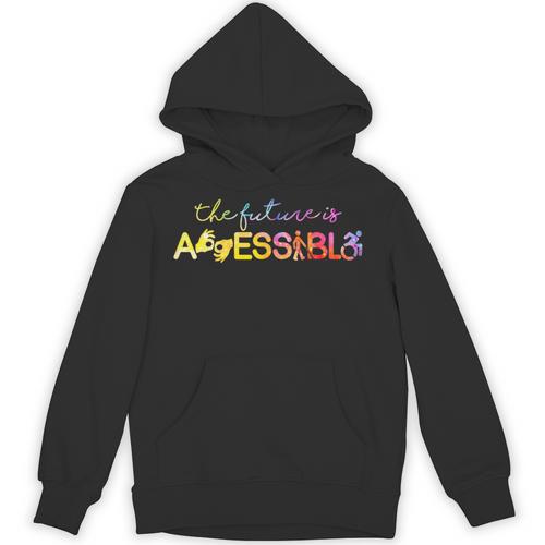 The Future Is Accessible Special Education Teacher Unisex Hoodie - teacherstshirts.com DE