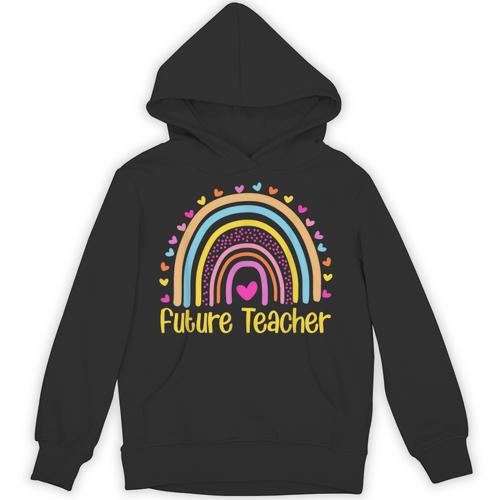 Future Teacher Rainbow Unisex Hoodie - teacherstshirts.com AU