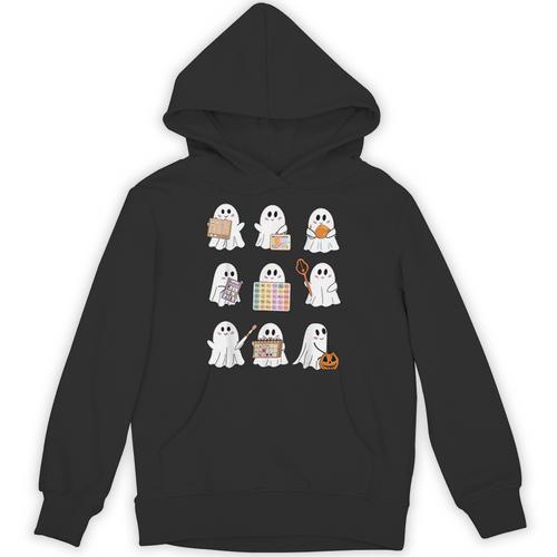 Ghost Speech Therapy Teacher Spooky Season Halloween Unisex Hoodie - teacherstshirts.com AU