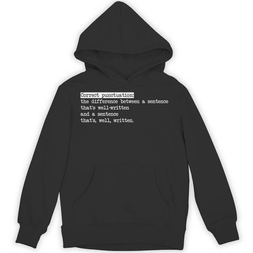 Grammar Teacher And Punny Punctuation Unisex Hoodie - teacherstshirts.com DE