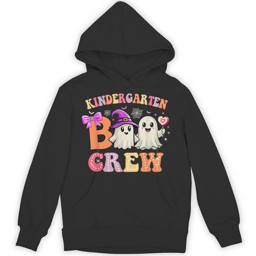 Groovy Kindergarten Boo Crew Kinder Halloween Teacher Kids Unisex Hoodie - teacherstshirts.com AU