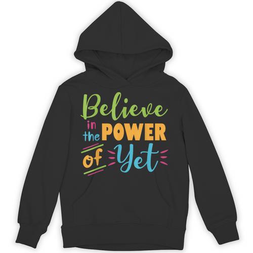 Growth Mindset Teacher Believe In The Power Of Yet Unisex Hoodie - teacherstshirts.com DE