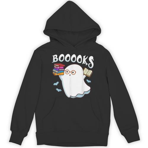 Halloween Books Librarian English Teacher Reader Reading Unisex Hoodie - teacherstshirts.com AU