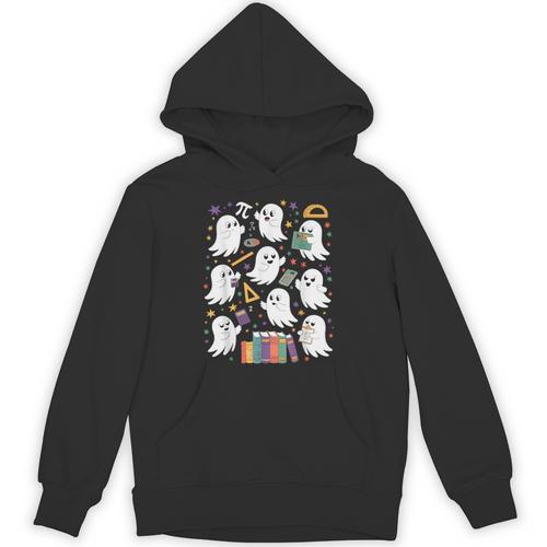 Halloween Math Teacher Ghost Math Teacher Spooky Halloween Unisex Hoodie - teacherstshirts.com AU