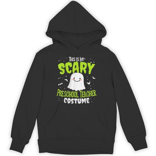 Halloween This Is My Scary Preschool Teacher Custome For Men Women Kids Unisex Hoodie - teacherstshirts.com AU