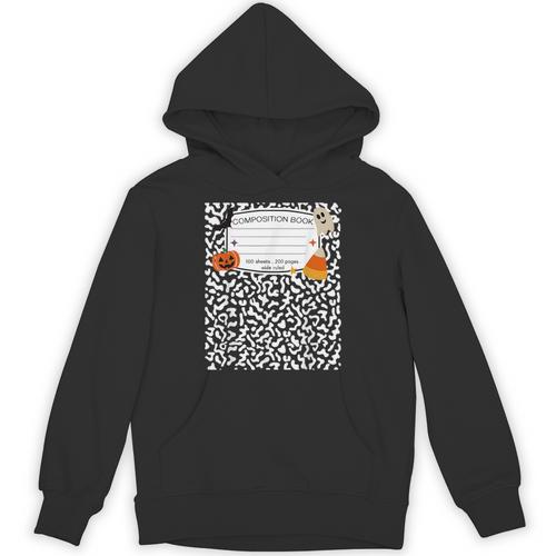 Halloween Teacher Composition Book Notebook Matching Group Unisex Hoodie - teacherstshirts.com CA