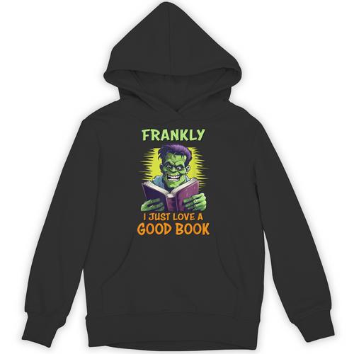 Halloween Teacher Librarian Frankenstein Reading Books Unisex Hoodie - teacherstshirts.com AU