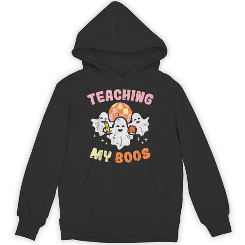 Halloween Teacher Teaching My Boos Costume Teacher Men Women Unisex Hoodie - teacherstshirts.com UK