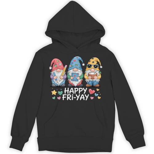 Happy Fri-Yay Teacher Fry Yay Friday Weekend Fri-Yay Unisex Hoodie - teacherstshirts.com