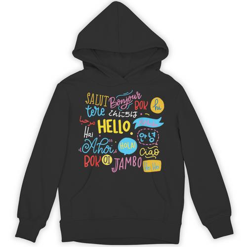 Hello Word In Different Languages Travel And Teacher Lover Unisex Hoodie - teacherstshirts.com