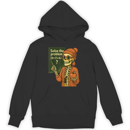HUGvyn Halloween Skeleton Six Seven 67 Meme PEMDAS Teacher Unisex Hoodie - teacherstshirts.com