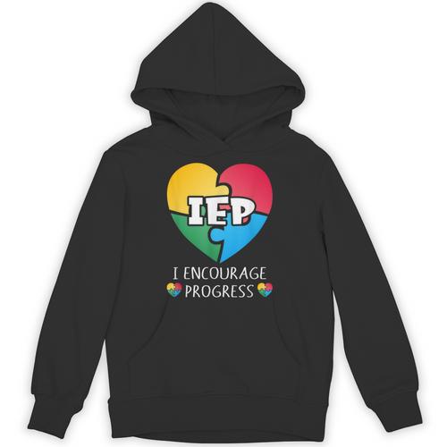 IEP I Encourage Progress Special Education School Teacher Unisex Hoodie - teacherstshirts.com AU