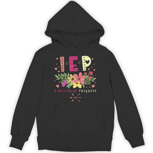 IEP I Encourage Progress Teacher Special Education Men Women Unisex Hoodie - teacherstshirts.com AU