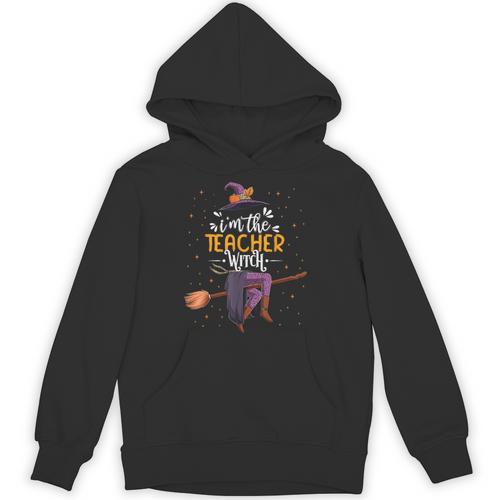 Im The Teacher Witch Halloween Matching Group Costume Unisex Hoodie - teacherstshirts.com UK