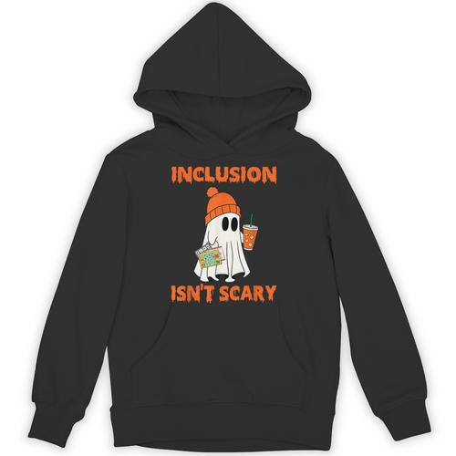 Inclusion Isn't Scary Shirt Halloween SLP Sped Teacher Unisex Hoodie - teacherstshirts.com AU