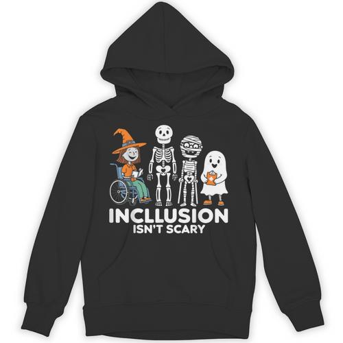 Inclusion Isn't Scary SLP Halloween Costume Sped Teacher Unisex Hoodie - teacherstshirts.com AU