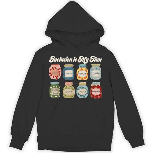 Inclusion Is My Jam Neurodiversity Special Education Teacher Unisex Hoodie - teacherstshirts.com