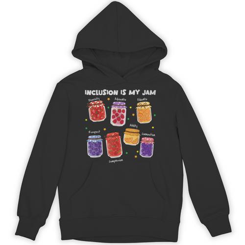 Inclusion Is My Jam Special Education Teacher Para Autism Unisex Hoodie - teacherstshirts.com CA