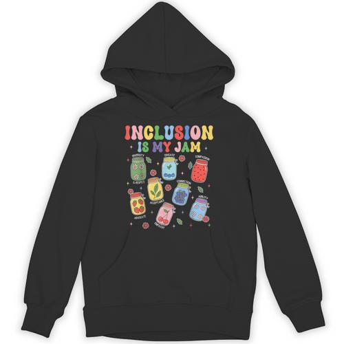 Inclusion Is My Jam SPED Teacher Special Education Life Unisex Hoodie - teacherstshirts.com UK