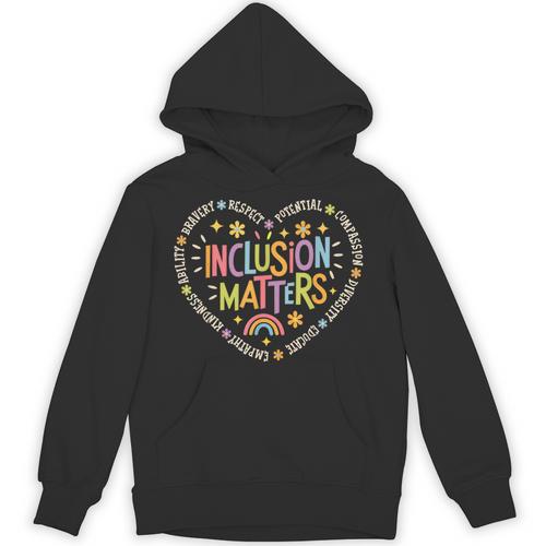 Inclusion Matters Special Education Teacher Autism Awareness Unisex Hoodie - teacherstshirts.com DE