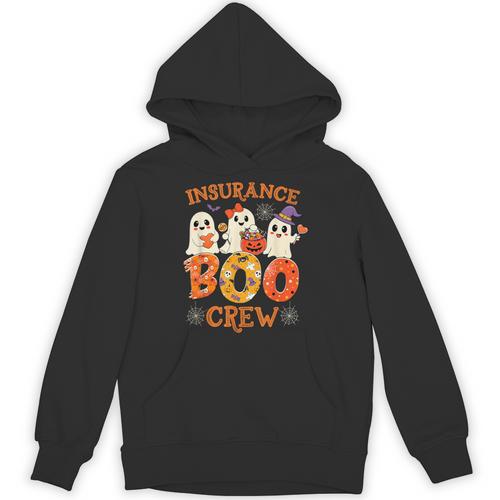 Insurance Boo Crew Halloween Spooky Costume Teacher Unisex Hoodie - teacherstshirts.com DE