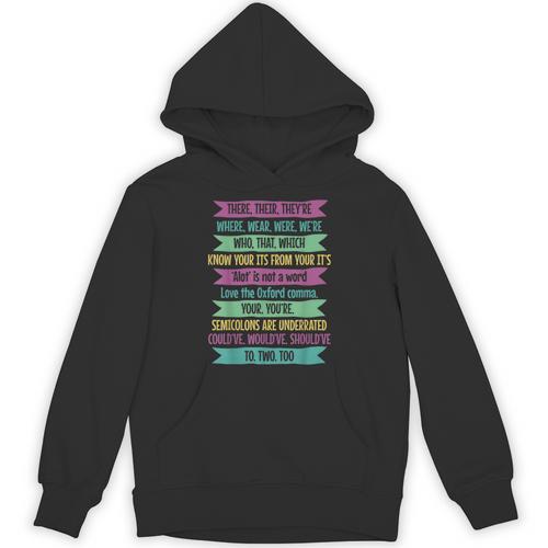 Their There And They'Re English Teacher Men Women Unisex Hoodie - teacherstshirts.com AU